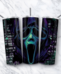 Horror Characters Skinny Straight & Tapered Designs, Horror 20oz Tumbler Wrap PNG, Horror Character Movie Tumbler Wrap PNG,  Digital download